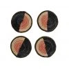 KAZI Home Goods Peach Soleil Coaster Set
