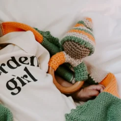 Pebble Pixie Rattle Teething Ring Fair Trade