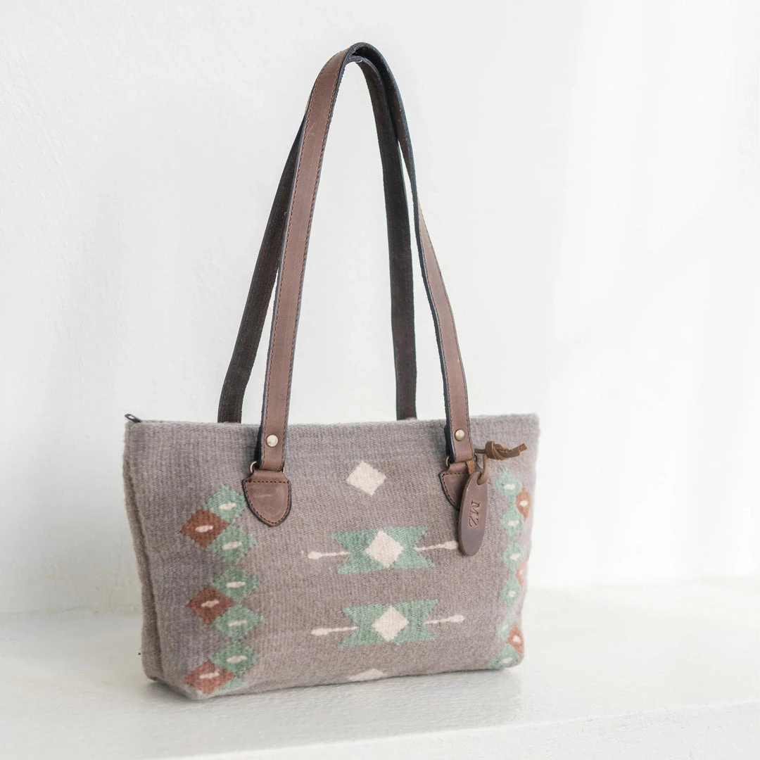 MZ Fair Trade Accessories Pebble Wool Shoulder Bag 6 MZ Fair Trade Accessories Pebble Wool Shoulder Bag