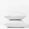Coyuchi Percale Pillowcase Set - Alpine White Home Goods 2 Coyuchi Percale Pillowcase Set - Alpine White Home Goods