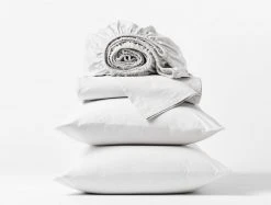 Coyuchi Percale Pillowcase Set - Alpine White Home Goods