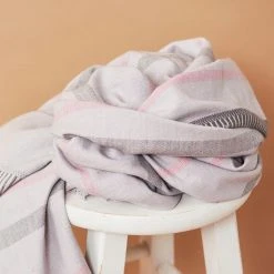 Studio Variously Pewter Throw Blanket Home Goods