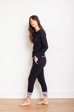 Leena & Lu Pima Long Sleeve And Jogger Set Best Sellers