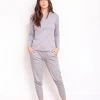 Leena & Lu Pima Long Sleeve And Jogger Set Best Sellers