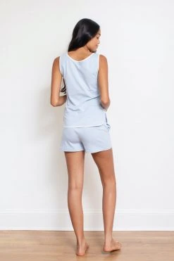 Leena & Lu Pima Tank And Short Pajama Set New Arrivals