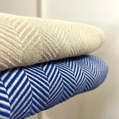 Hilana: Upcycled Cotton Pipa Upcycled Throw Blanket