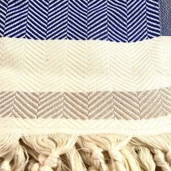 Hilana: Upcycled Cotton Pipa Upcycled Throw Blanket