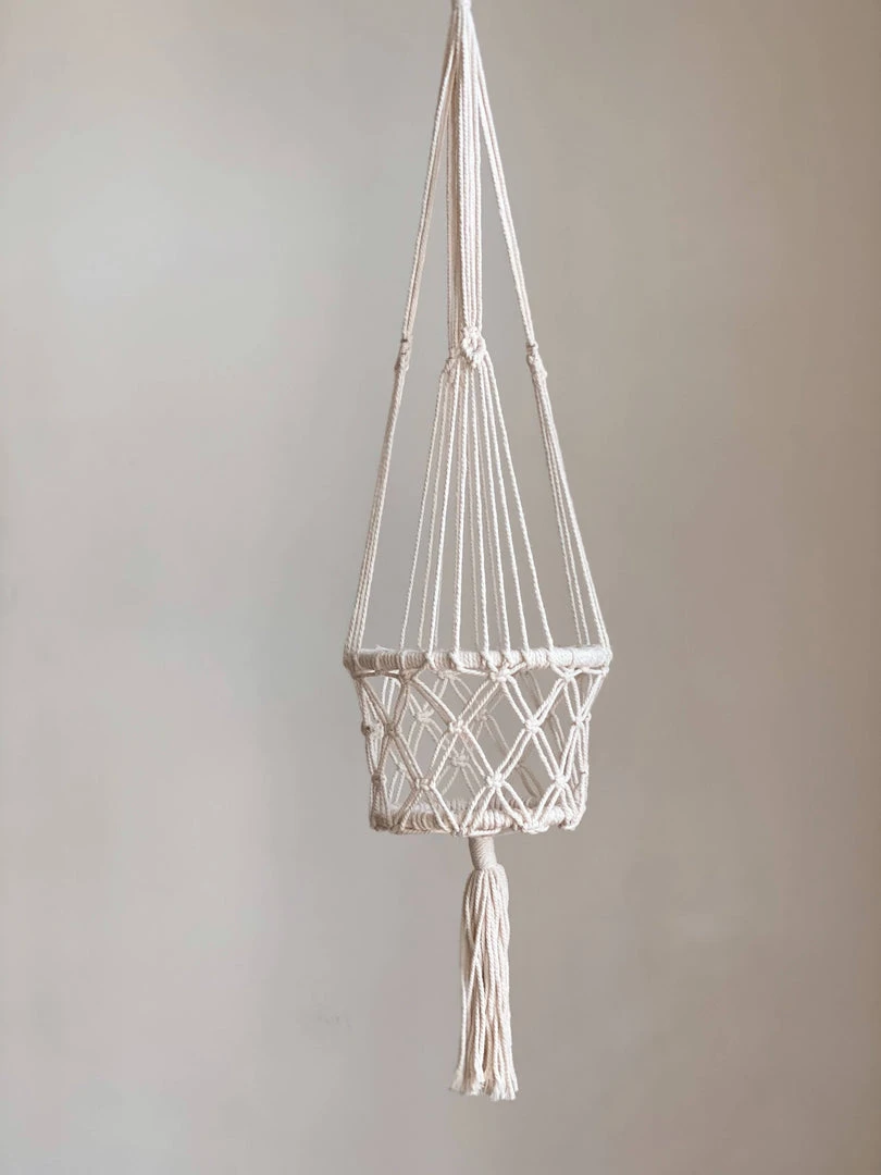 Ceremonia Best Sellers Plant Hanger Basket - Cream 8 Ceremonia Best Sellers Plant Hanger Basket - Cream