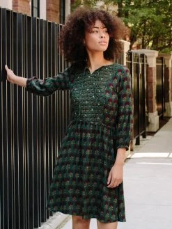 Mata Traders Pondi Teal Modal Dress Best Sellers