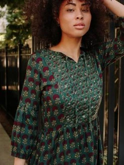 Mata Traders Pondi Teal Modal Dress Best Sellers