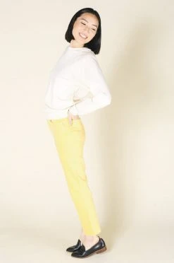 Poplinen Agnes Raglan Sweatshirt - Cream