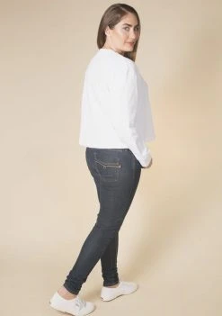 Poplinen Clothing Cindy Crop Pocket Tee - White