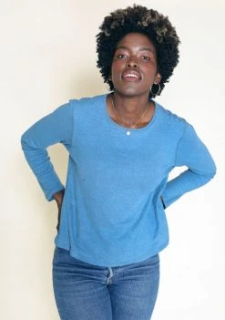 Poplinen Clothing Goldie Hemp Long Sleeve Tee