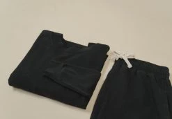 Poplinen René Jogger Set - Black