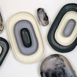 Lauren HB Studio Porcelain Oval Trays 12 Lauren HB Studio Porcelain Oval Trays