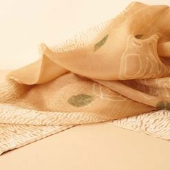 Studio Variously Primrose Cinnamon Silk Scarf