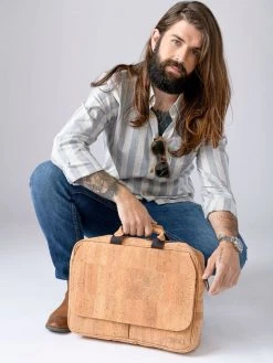 Tiradia Cork Accessories Productivity Cork Briefcase