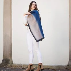 Studio Variously Prussian Cashmere Scarf