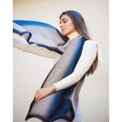 Studio Variously Prussian Cashmere Scarf