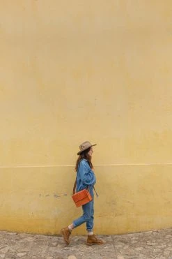 Purse & Clutch Mexican Leather Crossbody - Russet Brown Accessories