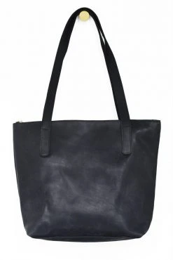 Purse & Clutch Accessories Zippered Leather Purse - Black