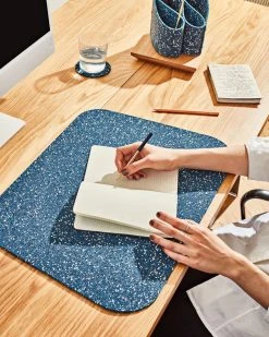 Slash Objects Home Goods R2 Recycled Rubber Deskmat - Royal