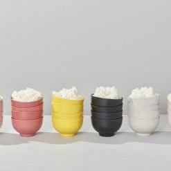 EKOBO Kitchen + Dining Recycled Bamboo Rice Bowl Set