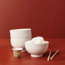 EKOBO Kitchen + Dining Recycled Bamboo Rice Bowl Set