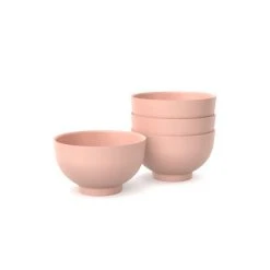 EKOBO Kitchen + Dining Recycled Bamboo Rice Bowl Set