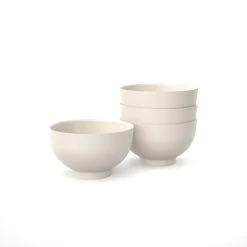 EKOBO Kitchen + Dining Recycled Bamboo Rice Bowl Set