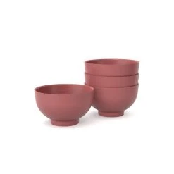 EKOBO Kitchen + Dining Recycled Bamboo Rice Bowl Set