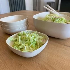 EKOBO Recycled Bamboo Salad Bowl + Servers Set