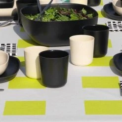 EKOBO Recycled Bamboo Salad Bowl + Servers Set