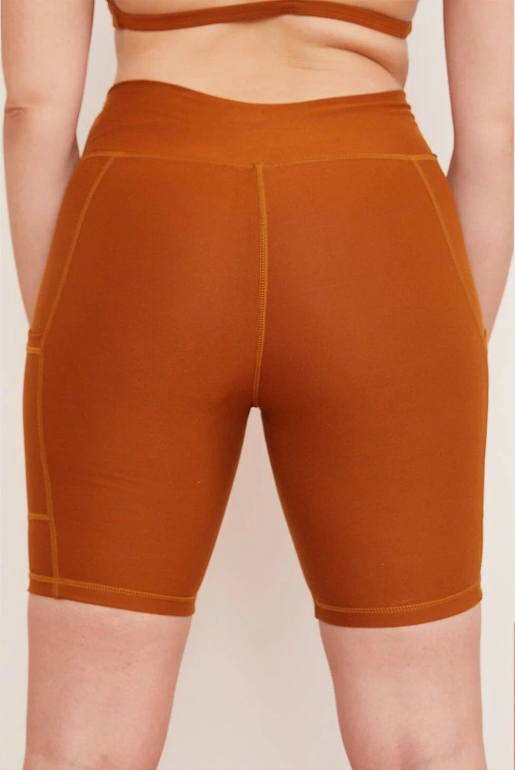 Wolven Best Sellers Recycled Bike Short With Pockets - Turmeric 6 Wolven Best Sellers Recycled Bike Short With Pockets - Turmeric