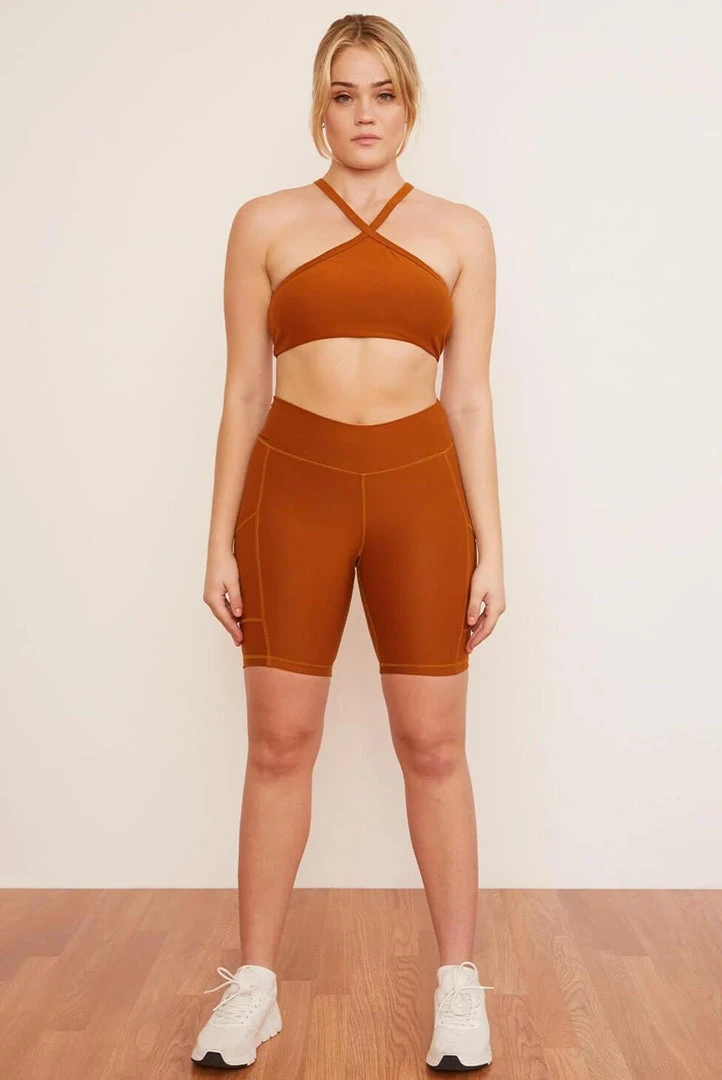 Wolven Best Sellers Recycled Bike Short With Pockets - Turmeric 7 Wolven Best Sellers Recycled Bike Short With Pockets - Turmeric