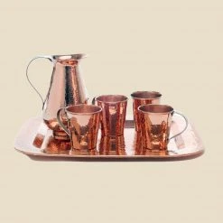 Sertodo Copper Recycled Copper Moscow Mules For Four Set