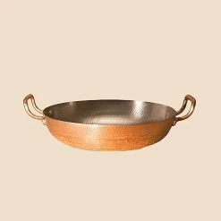 Amoretti Brothers Home Goods Recycled Copper Paella Pan - 13"