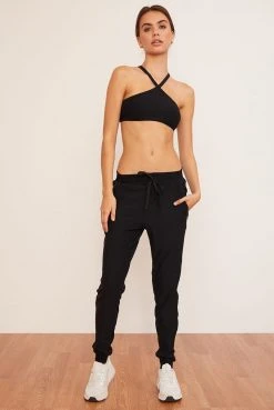 Wolven Activewear + Athleisure Recycled Jogger - Onyx