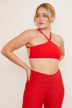 Wolven Recycled Pyramid Top - Cayenne