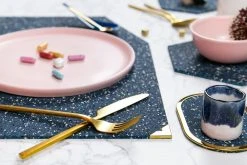 Slash Objects Kitchen + Dining Recycled Rubber Placemat Set 26 Slash Objects Kitchen + Dining Recycled Rubber Placemat Set