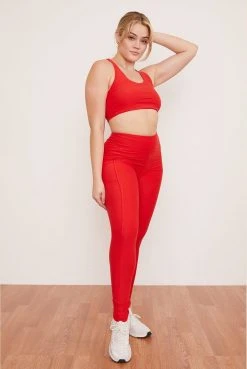 Wolven Recycled Yoga Top - Cayenne Activewear + Athleisure