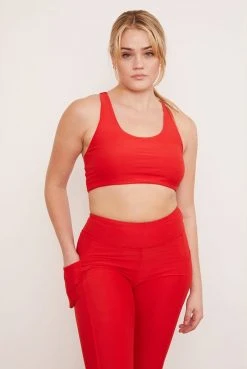 Wolven Recycled Yoga Top - Cayenne Activewear + Athleisure