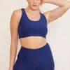 Wolven Activewear + Athleisure Recycled Yoga Top - Indigo 1 Wolven Activewear + Athleisure Recycled Yoga Top - Indigo