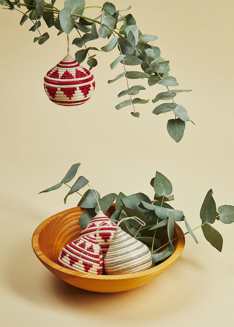 KAZI Red Bulb Ornament 5 KAZI Red Bulb Ornament