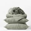 Coyuchi Home Goods Relaxed Linen Sheet Set - Laurel 1 Coyuchi Home Goods Relaxed Linen Sheet Set - Laurel