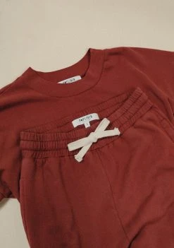 Poplinen René Jogger Set - Brick Clothing