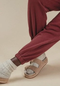 Poplinen René Jogger Sweatpant - Brick Clothing