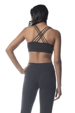 Synergy Organic Clothing Rhythm Yoga Bra - Black 9 Synergy Organic Clothing Rhythm Yoga Bra - Black