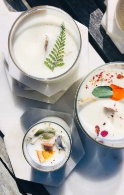 Ritual And Fancy Natural Flower Petal Glass Votive Candle - 5 Oz Best Sellers