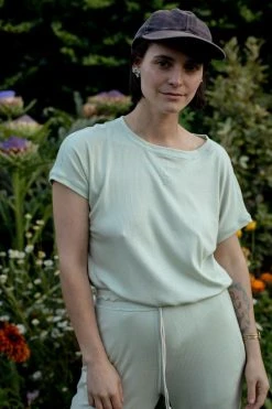 Altar Ronnie Tencel Lounge Top - Mint
